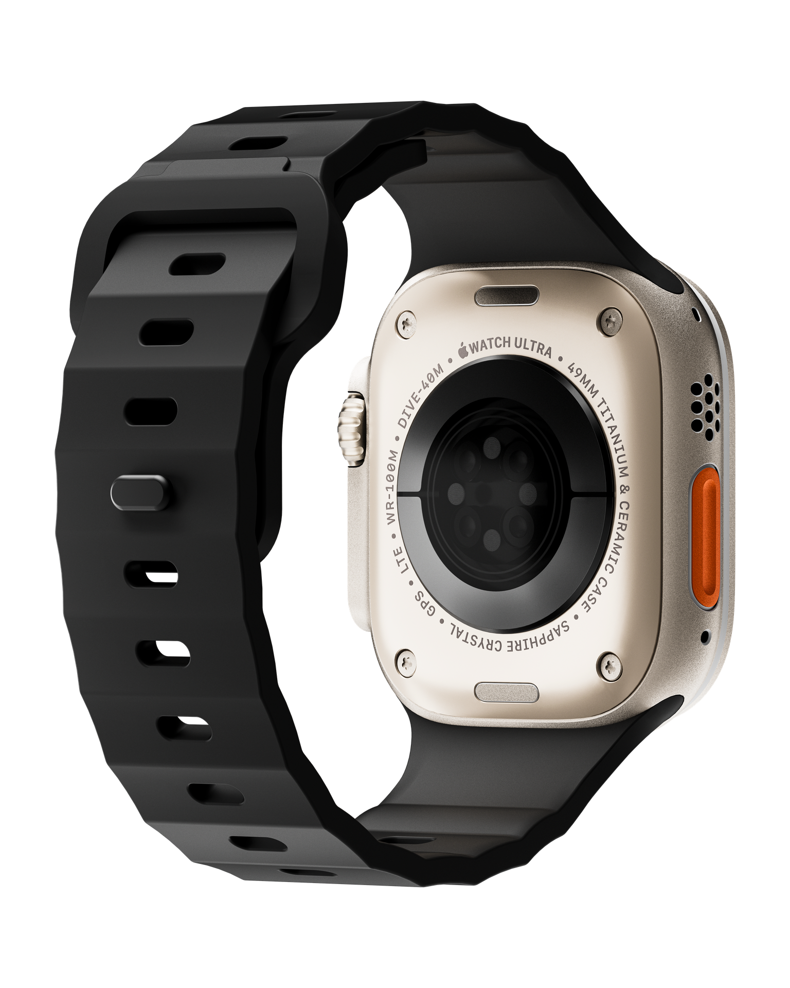 Manovate Flexfit Apple Watch Band – Carbon Black