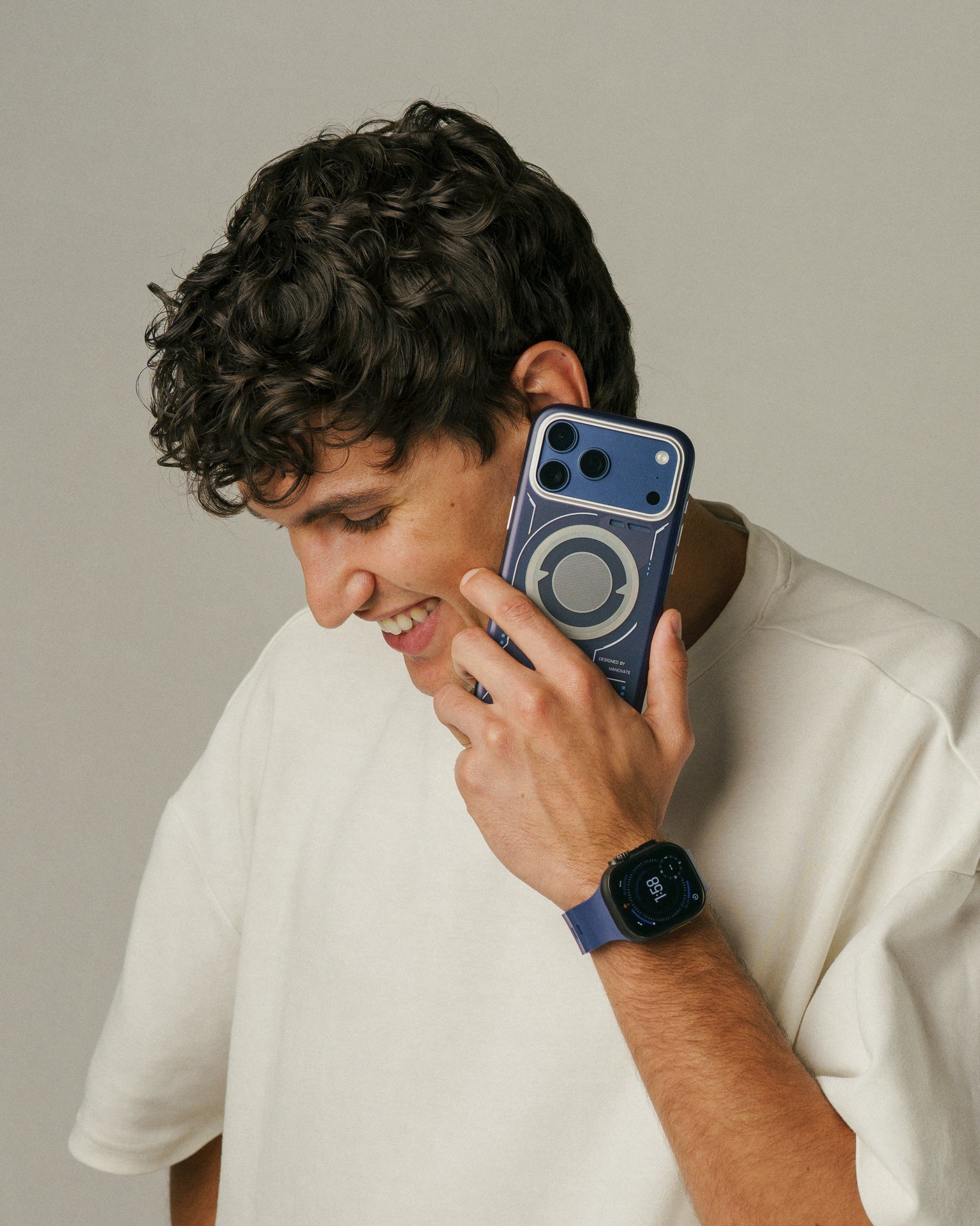 Manovate Flexfit Apple Watch Band – Deep Ocean