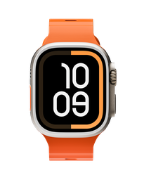 Manovate Flexfit Apple Watch Band – Sunset Orange