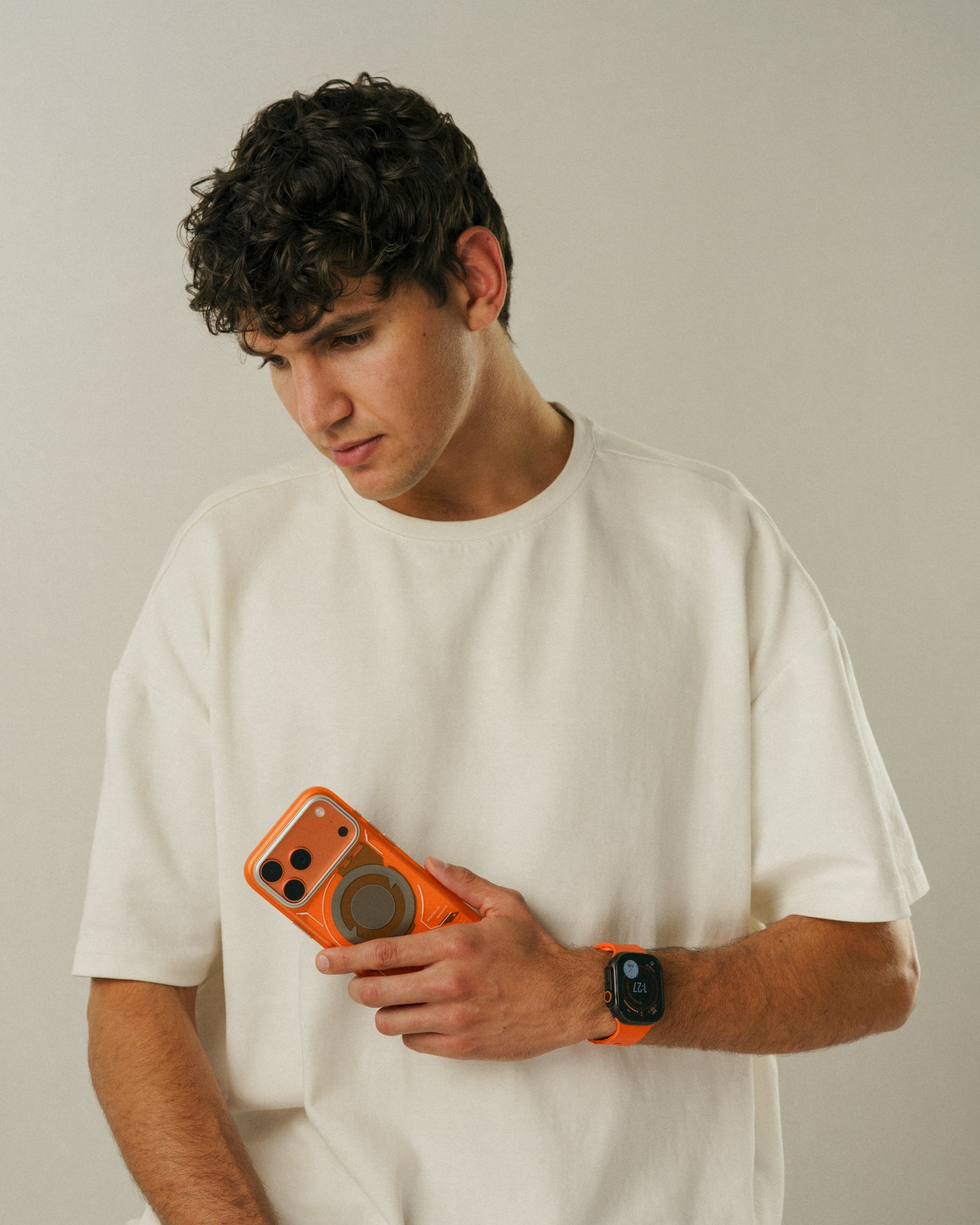 Manovate Flexfit Apple Watch Band – Sunset Orange