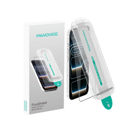 Manovate PureShield Transparent Screen Protector for iPhone 17 Pro Max